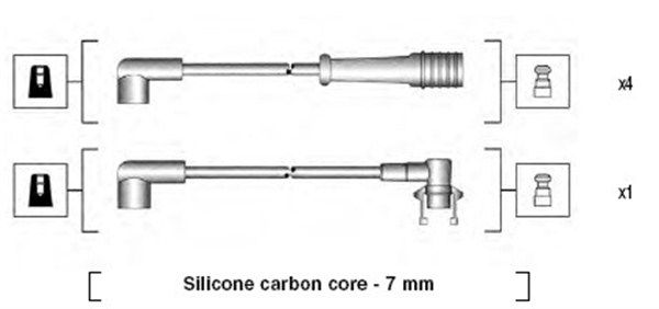 MAGNETI MARELLI Sytytysjohtosarja 941145150712